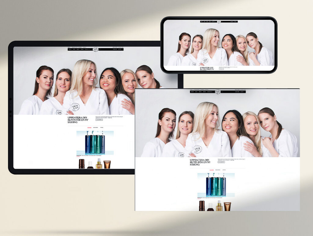 Exempel på landningssajt