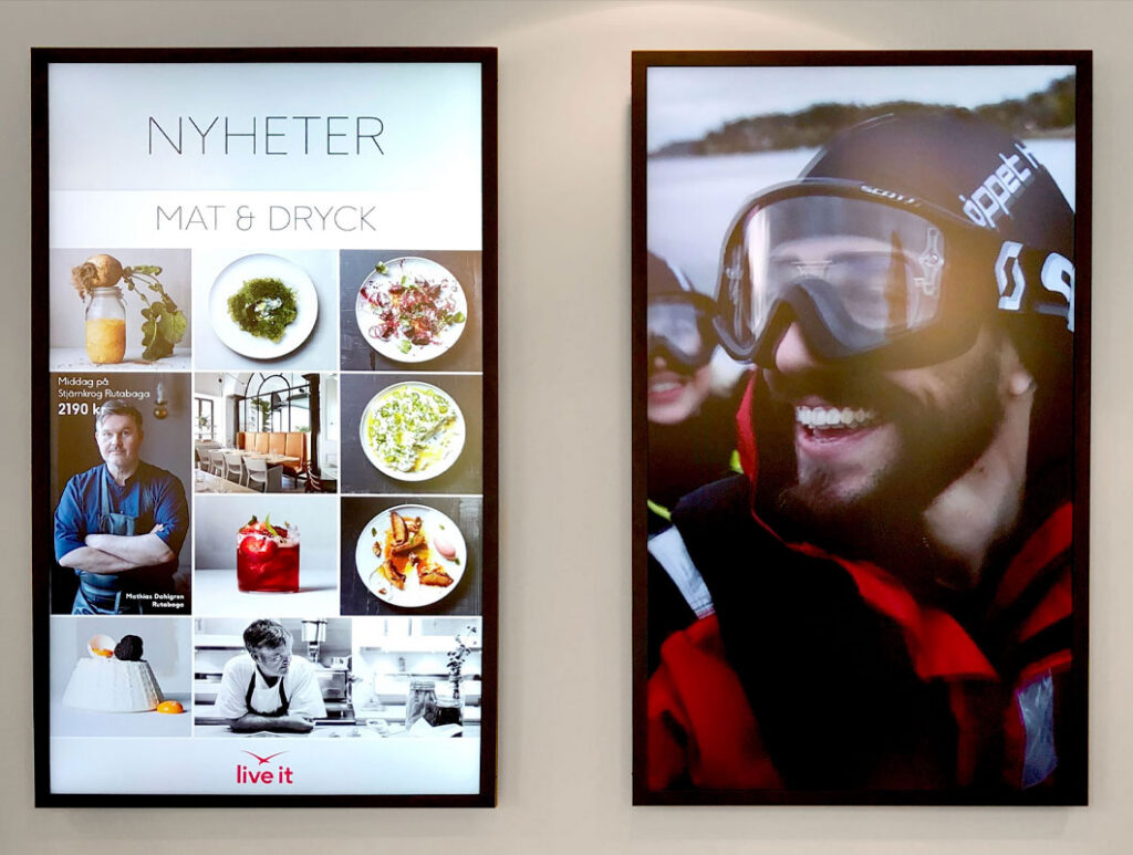 DOOH, skärmar retail