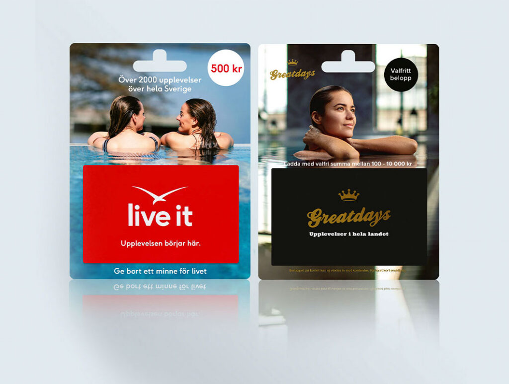 Ny design presentkort retail