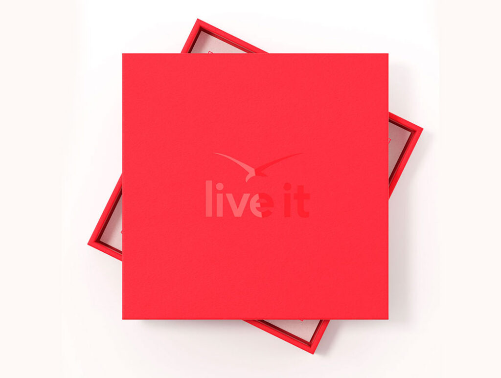 Live it box, ny design