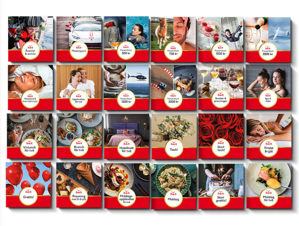 Sortiment Liveitprodukter retail