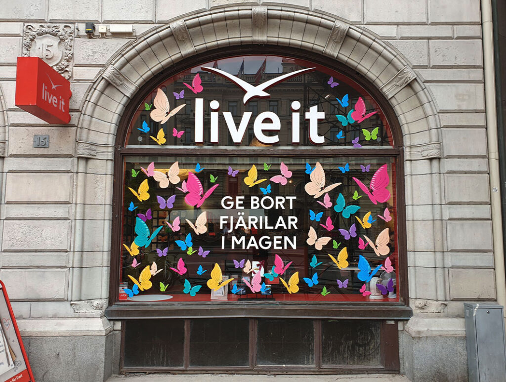 Foliering butiksfönster