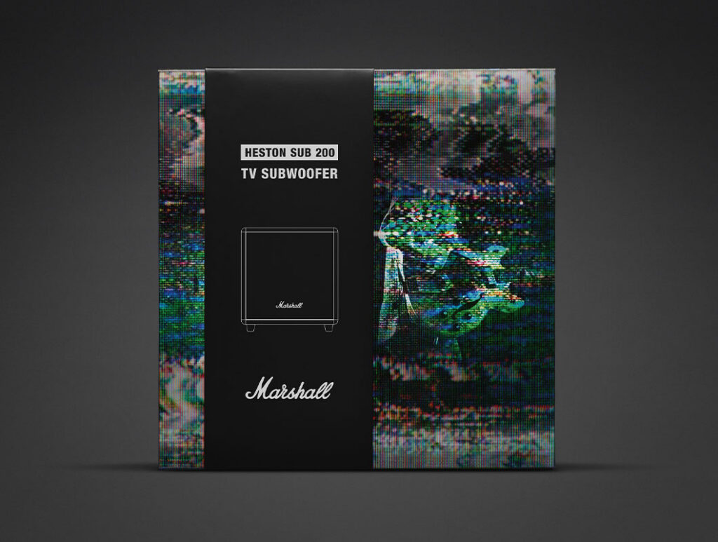 Förpackningsdesign Marshall Heston SUB200