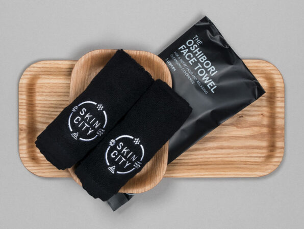 Förpackningsdesign Oshibori towel