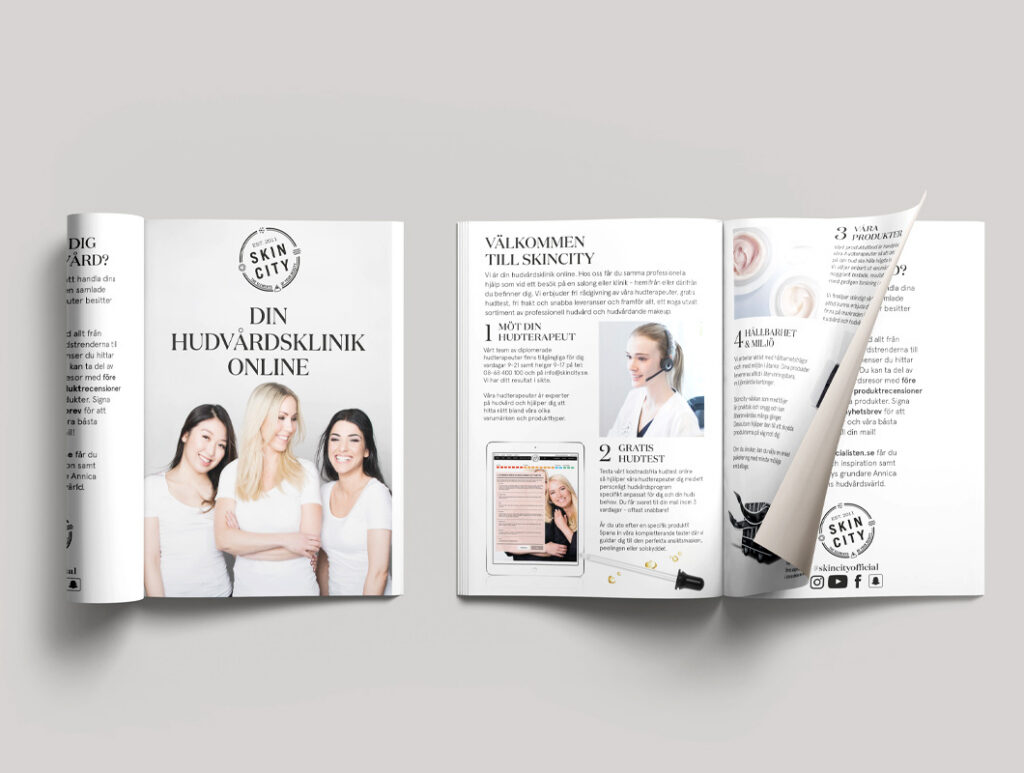 Hudvårdsbroschyr